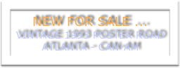 NEW FOR SALE ...
VINTAGE 1993 POSTER ROAD ATLANTA - CAN-AM